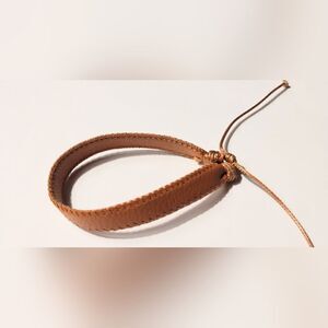 Men's bracelet leather brown new d52‎
